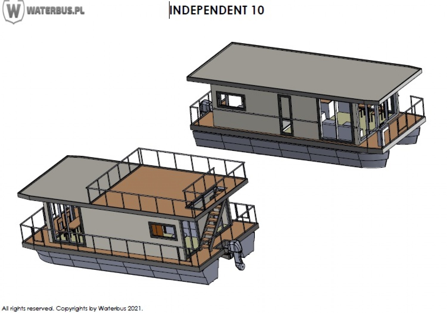 slider 9 House Boat Independant 10x4,5m